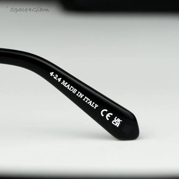 Off-White Men Sunglasses Black Grey Cat Eye OERI13D SPARKS 1007 NEW AUTHENTIC